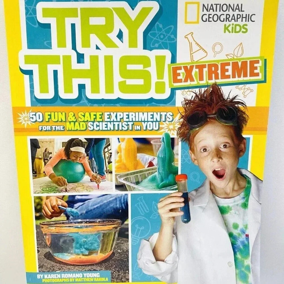 TRY THIS! EXTREME National Geographic Kids 50 Fun & Safe Experiments - Picture 1 of 5